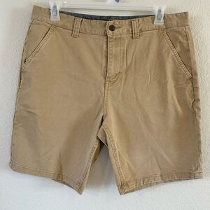 Charles and Half Shorts Dark Khaki Size 36